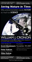 William Cronon talk, November 2007